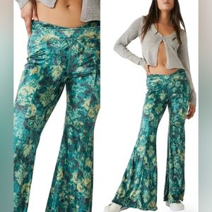 Brand New Free Peple Emerald Combo Pants